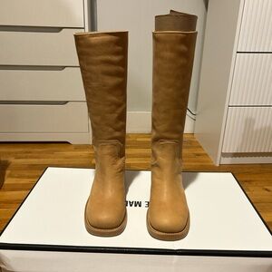 Steve Madden Banana Leather Riggs Boots